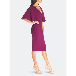 NWOT Dress The Population Louisa Dress - Dark Magenta - S